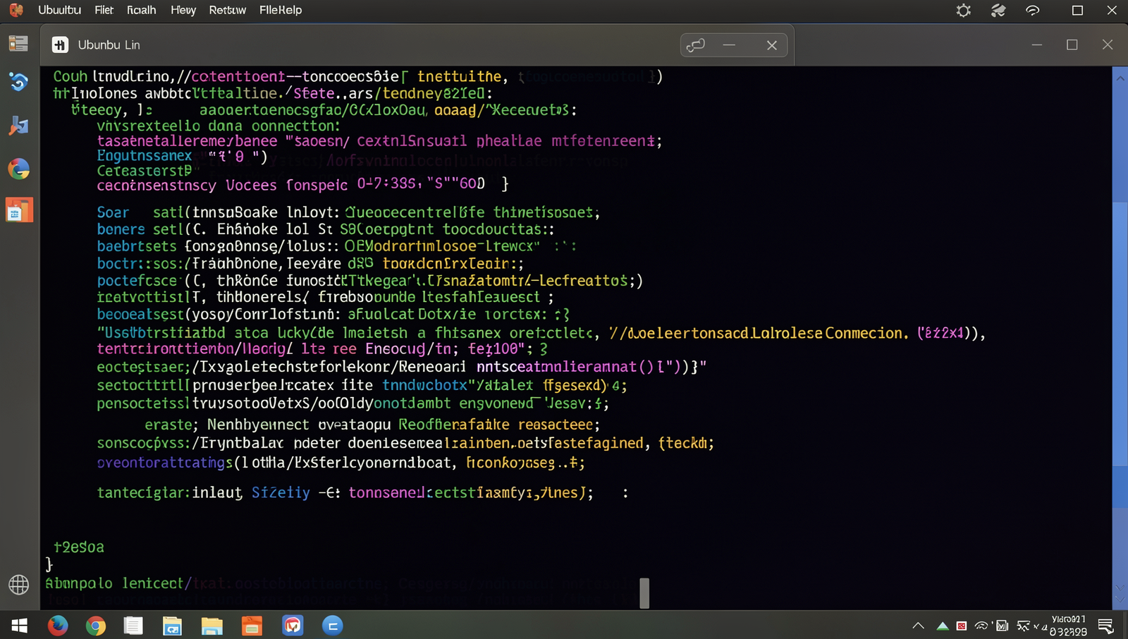 Realistic Linux desktop showing a terminal for testing remote access locally.