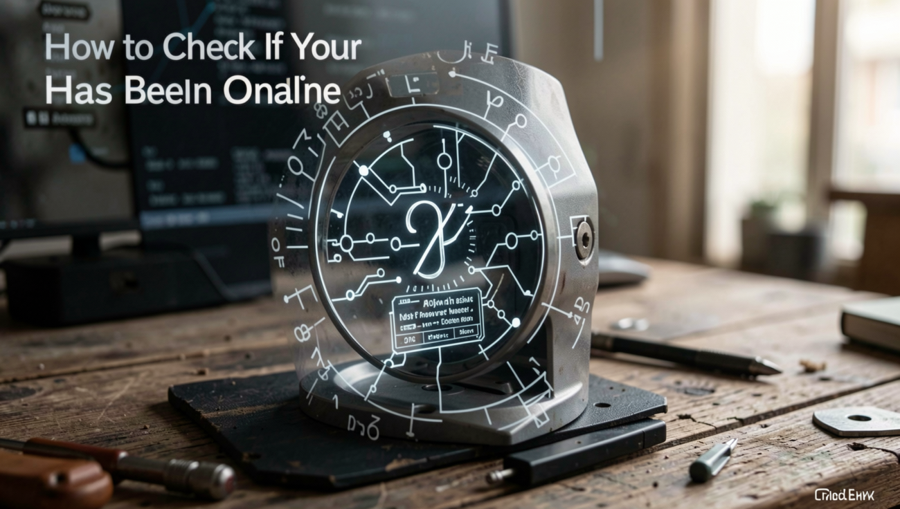 Professional editorial photo illustrating password security check in a real-world setting.