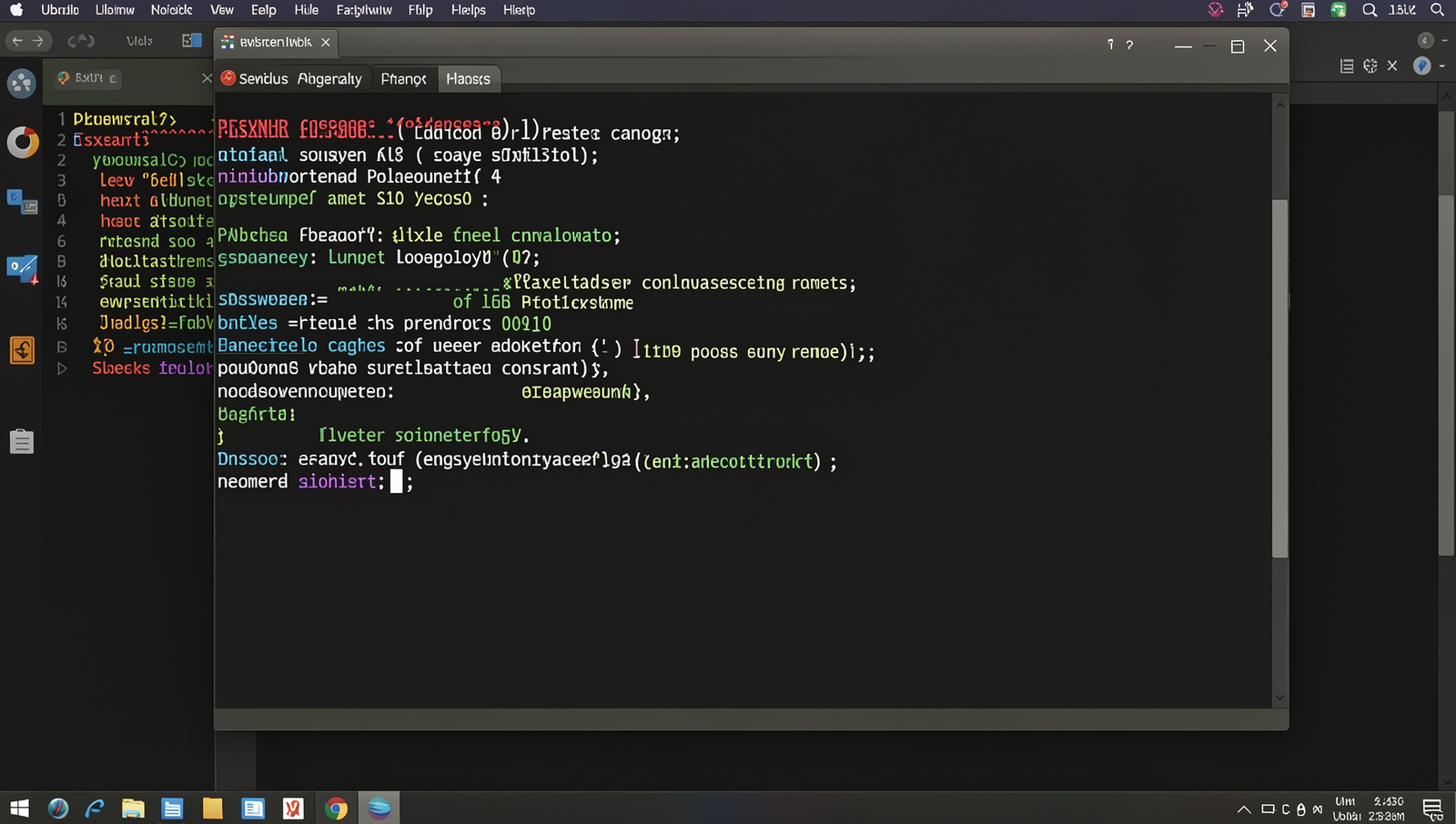 Realistic computer screen showing a Linux terminal for changing passwords.