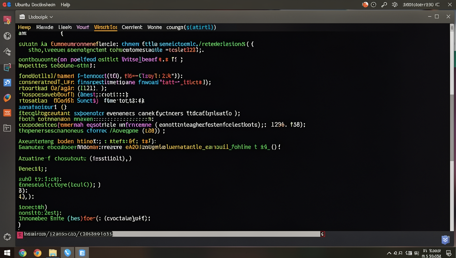 Screenshot of a Linux conversion tool interface with realistic UI and natural lighting.