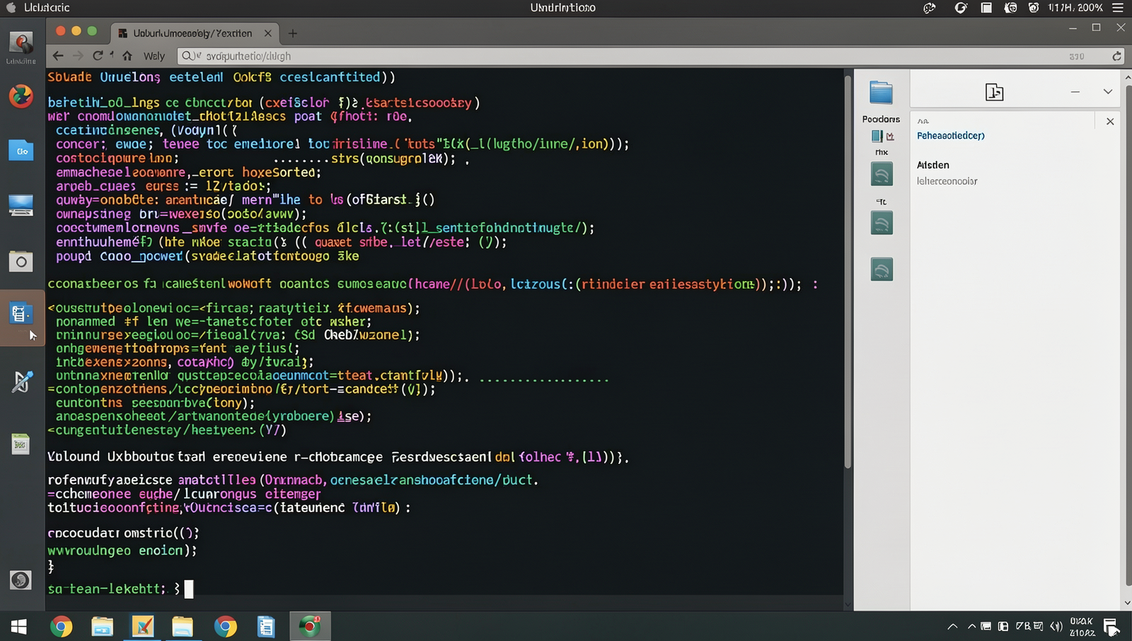 Photorealistic Linux desktop showcasing app customization options on a computer screen.