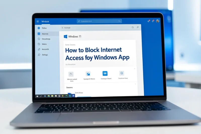 How to Block Internet Access for Any Windows App