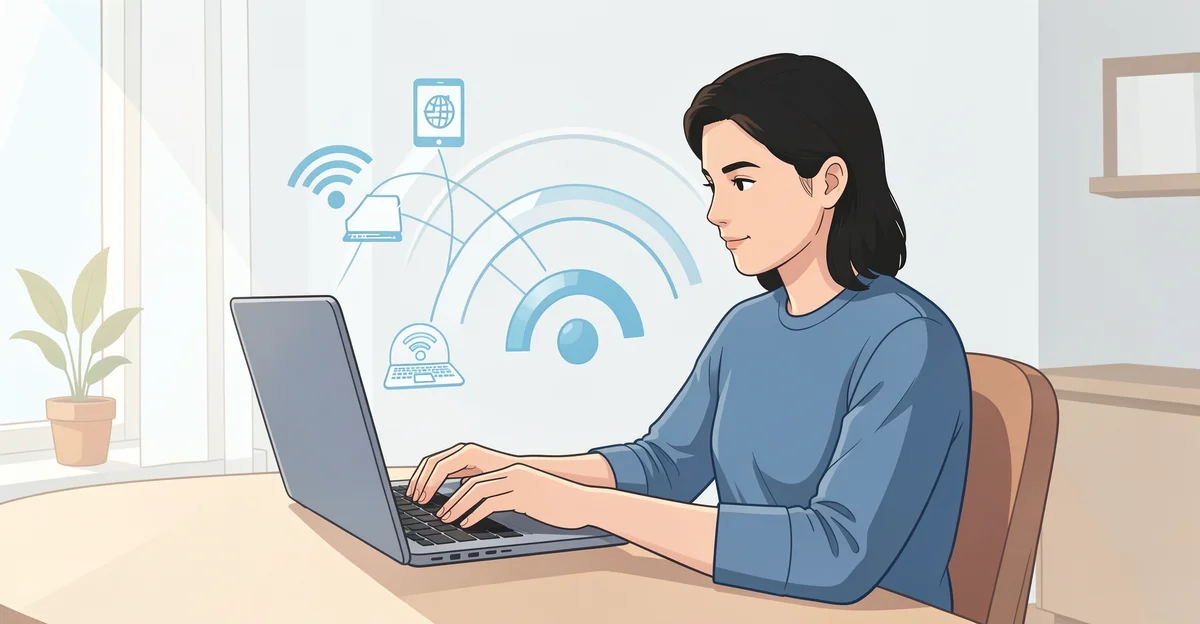 Featured image: Professional featured image for: How to Find Devices Connected to Your WiFi Network. Clean editorial