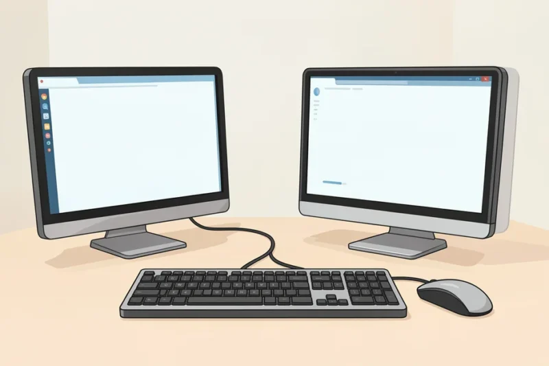 How to Share One Keyboard and Mouse Between Two Computers