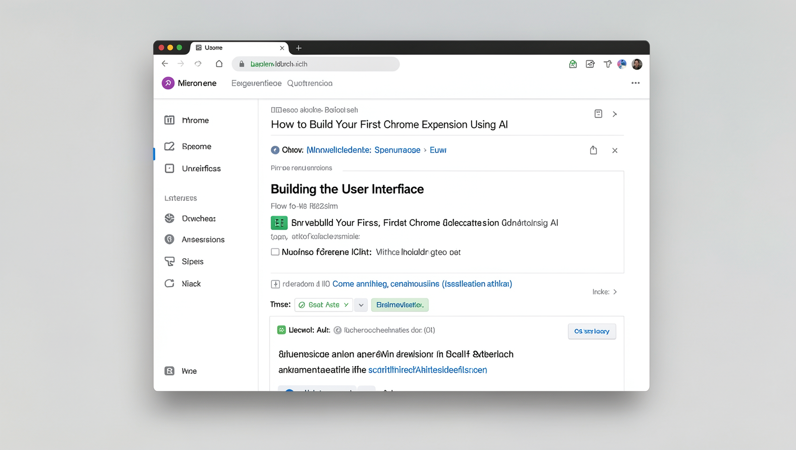 Building the User Interface