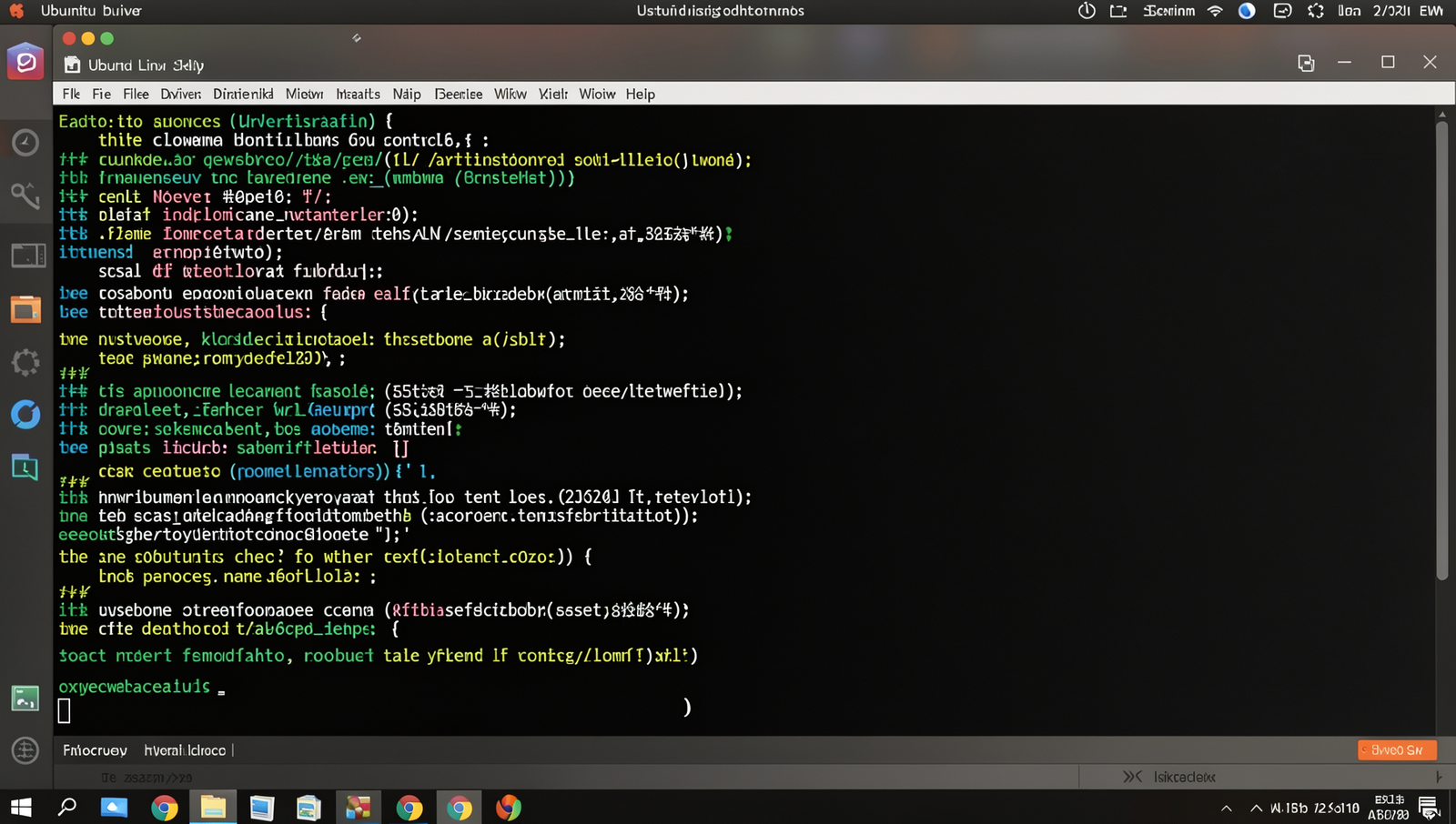Screenshot of a Linux desktop showing a driver installation process in a terminal.