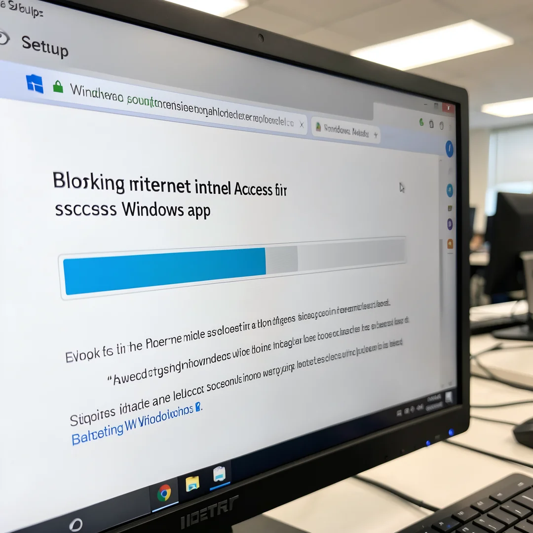 Step 2: Technical tutorial screenshot: Prepare the environment for How to Block Internet Access for Any Wind