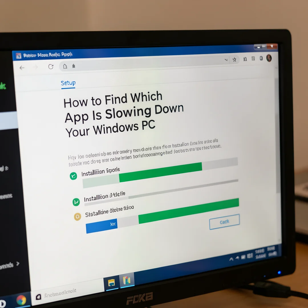 Step 2: Technical tutorial screenshot: Prepare the environment for How to Find Which App Is Slowing Down You