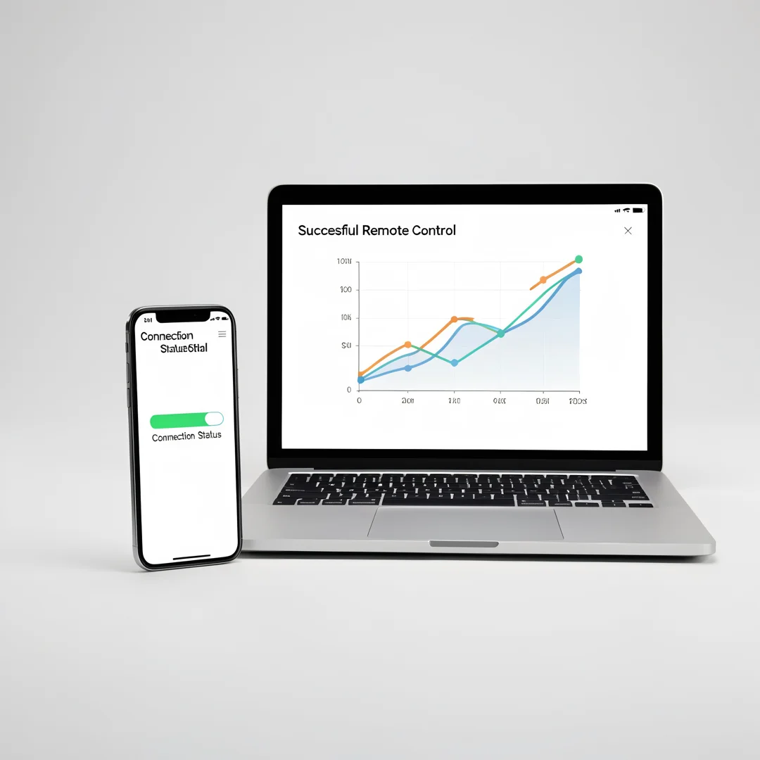 Step 6: Illustration for step: Monitor your progress related to How to Control Your PC From an Android Phone