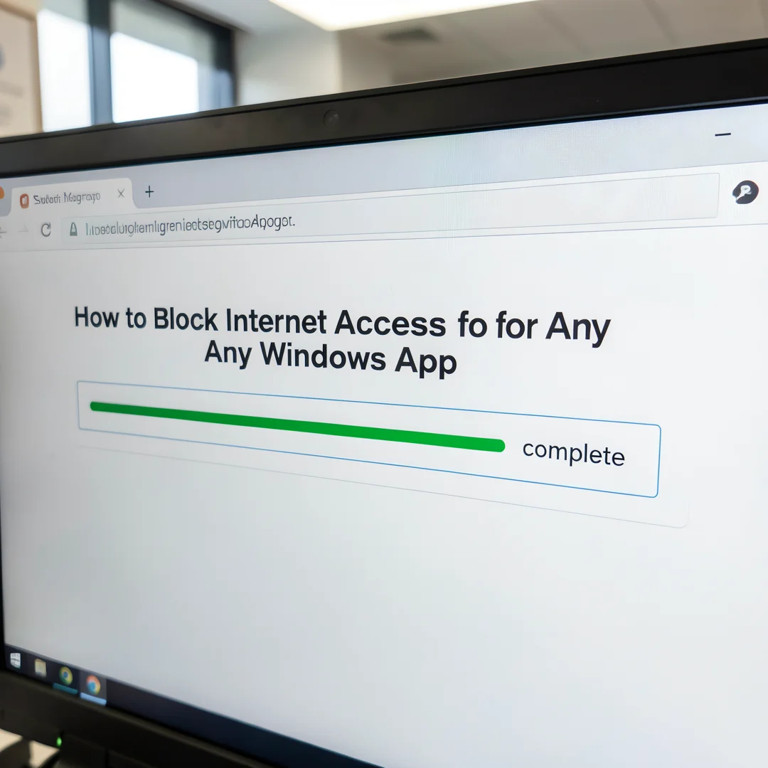 Step 7: Technical tutorial screenshot: Test the complete workflow for How to Block Internet Access for Any W